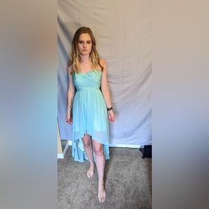 POLO Turquoise Strapless Dress